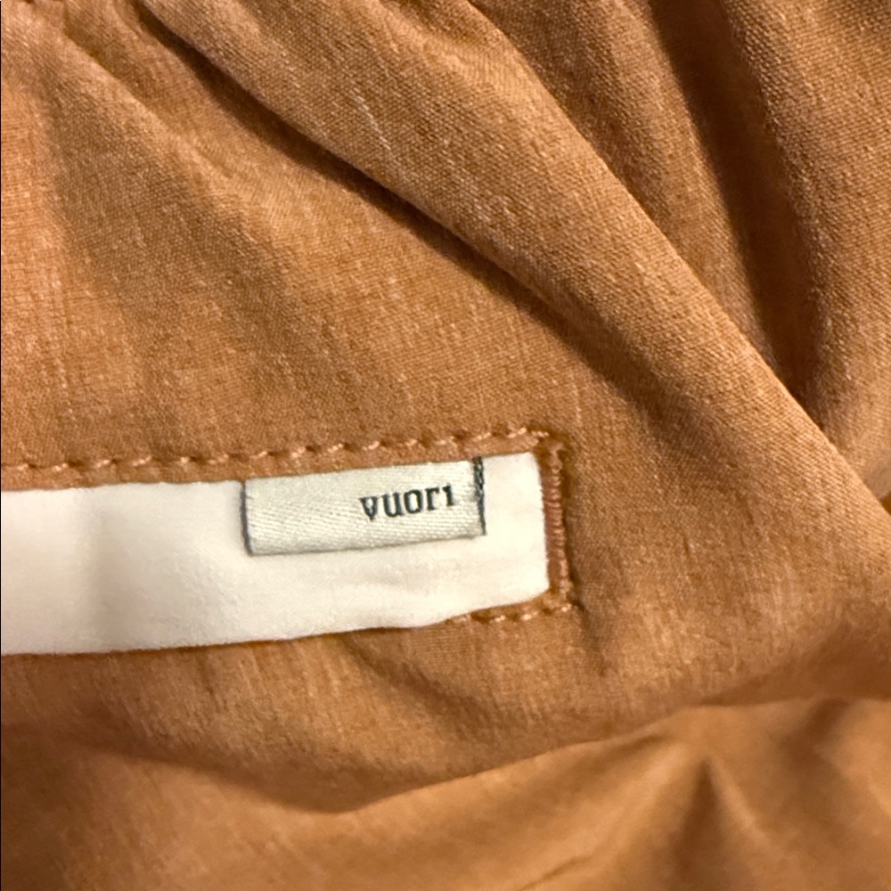 Vuori Banks Short 7” Men’s XXL Burnt Orange Rust Elastic Waist - Picture 6 of 6